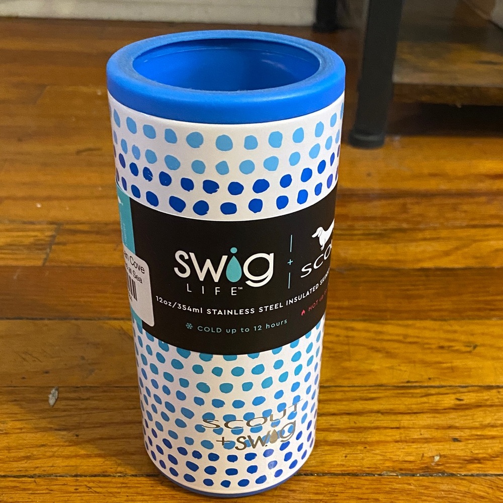 Scout Blue and White Insulated Drink Holder